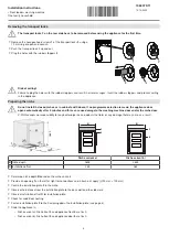 Предварительный просмотр 3 страницы V-ZUG 11023 Installation Instructions Manual