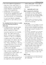 Предварительный просмотр 7 страницы V-ZUG 12013 Operating Instructions Manual