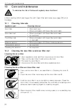 Предварительный просмотр 26 страницы V-ZUG 12013 Operating Instructions Manual