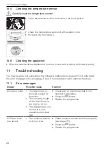 Предварительный просмотр 28 страницы V-ZUG 12013 Operating Instructions Manual