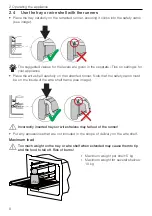 Preview for 6 page of V-ZUG 23A Operating Instructions Manual