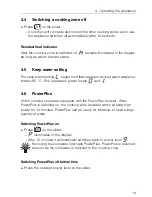 Предварительный просмотр 19 страницы V-ZUG 28 Operating Instructions Manual
