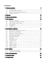 Предварительный просмотр 3 страницы V-ZUG 31038 Series Operating Instructions Manual