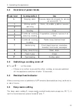 Предварительный просмотр 19 страницы V-ZUG 31038 Series Operating Instructions Manual