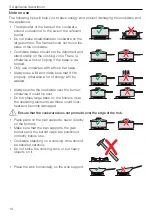 Preview for 14 page of V-ZUG 31063 Series Operating Instructions Manual