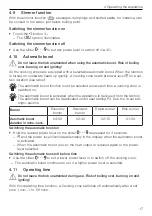 Preview for 17 page of V-ZUG 31063 Series Operating Instructions Manual