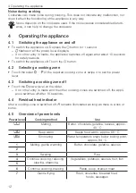 Предварительный просмотр 12 страницы V-ZUG 3114400001 Operating Instructions Manual