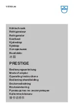 Preview for 1 page of V-ZUG 51027 Operating Instructions Manual