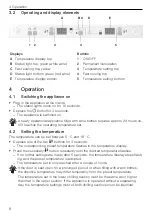 Preview for 8 page of V-ZUG 51074 Operating Instructions Manual