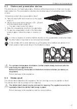 Preview for 17 page of V-ZUG 51102 Operating Instructions Manual