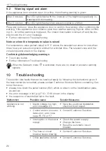 Предварительный просмотр 20 страницы V-ZUG 51102 Operating Instructions Manual