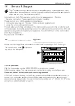 Предварительный просмотр 27 страницы V-ZUG 51102 Operating Instructions Manual