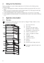 Предварительный просмотр 8 страницы V-ZUG 51106 Operating Instructions Manual