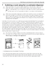 Предварительный просмотр 22 страницы V-ZUG 52004 Operating Instructions Manual