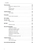 Предварительный просмотр 4 страницы V-ZUG 771 Operating Instructions Manual