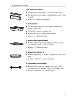 Предварительный просмотр 17 страницы V-ZUG 771 Operating Instructions Manual