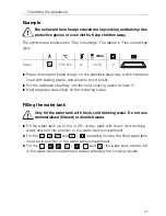 Предварительный просмотр 21 страницы V-ZUG 771 Operating Instructions Manual