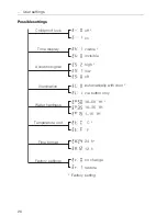 Preview for 26 page of V-ZUG 771 Operating Instructions Manual