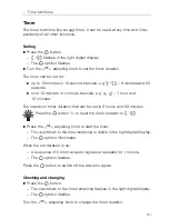 Preview for 31 page of V-ZUG 771 Operating Instructions Manual