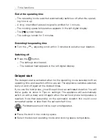 Preview for 33 page of V-ZUG 771 Operating Instructions Manual