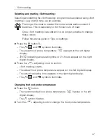 Предварительный просмотр 47 страницы V-ZUG 771 Operating Instructions Manual