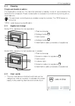 Предварительный просмотр 7 страницы V-ZUG 81 A Operating Instructions Manual