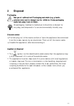 Предварительный просмотр 11 страницы V-ZUG 85A Operating Instructions Manual