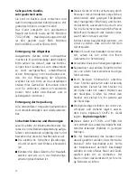 Предварительный просмотр 6 страницы V-ZUG 899 Operating Instructions Manual