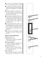 Предварительный просмотр 7 страницы V-ZUG 899 Operating Instructions Manual