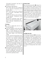 Предварительный просмотр 8 страницы V-ZUG 899 Operating Instructions Manual