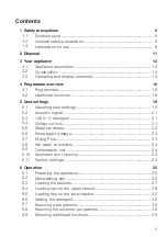 Предварительный просмотр 3 страницы V-ZUG Adora 55 S GS55Sdi Operating Instructions Manual