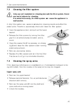 Предварительный просмотр 45 страницы V-ZUG Adora 55 S GS55Sdi Operating Instructions Manual