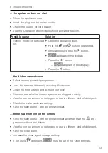 Предварительный просмотр 53 страницы V-ZUG Adora 55 S GS55Sdi Operating Instructions Manual