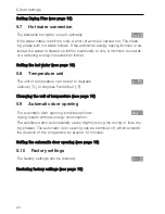 Preview for 24 page of V-ZUG Adora 55 S GS55Si Operating Instructions Manual