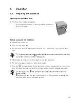 Preview for 25 page of V-ZUG Adora 55 S GS55Si Operating Instructions Manual