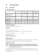 Preview for 57 page of V-ZUG Adora 55 S GS55Si Operating Instructions Manual