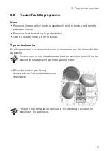 Предварительный просмотр 17 страницы V-ZUG Adora 55 S Operating Instructions Manual