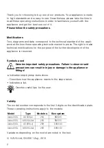 Preview for 2 page of V-ZUG Adora 55 SL Operating Instructions Manual