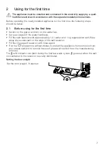 Предварительный просмотр 7 страницы V-ZUG Adora 60 N Operating Instructions Manual