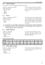 Preview for 23 page of V-ZUG Adora 60 N Operating Instructions Manual