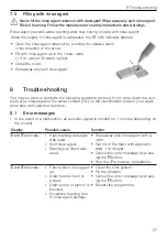 Предварительный просмотр 27 страницы V-ZUG Adora 60 N Operating Instructions Manual