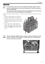 Предварительный просмотр 15 страницы V-ZUG Adora N Operating Instructions Manual