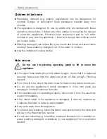 Preview for 7 page of V-ZUG Adora S 266 Operating Instructions Manual