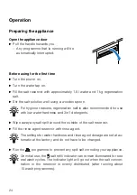 Preview for 24 page of V-ZUG Adora S Series Operating Instructions Manual