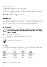 Preview for 2 page of V-ZUG adora s Operating Instructions Manual