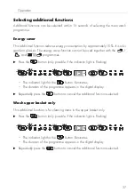 Preview for 37 page of V-ZUG adora s Operating Instructions Manual