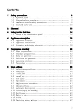 Preview for 3 page of V-ZUG Adora SL Operating Instructions Manual