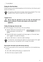 Предварительный просмотр 13 страницы V-ZUG Adora SLQ 267 Operating Instructions Manual