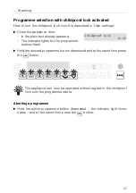 Предварительный просмотр 47 страницы V-ZUG Adora SLQ 267 Operating Instructions Manual