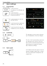 Предварительный просмотр 28 страницы V-ZUG Adora SLQ WP Operating Instructions Manual